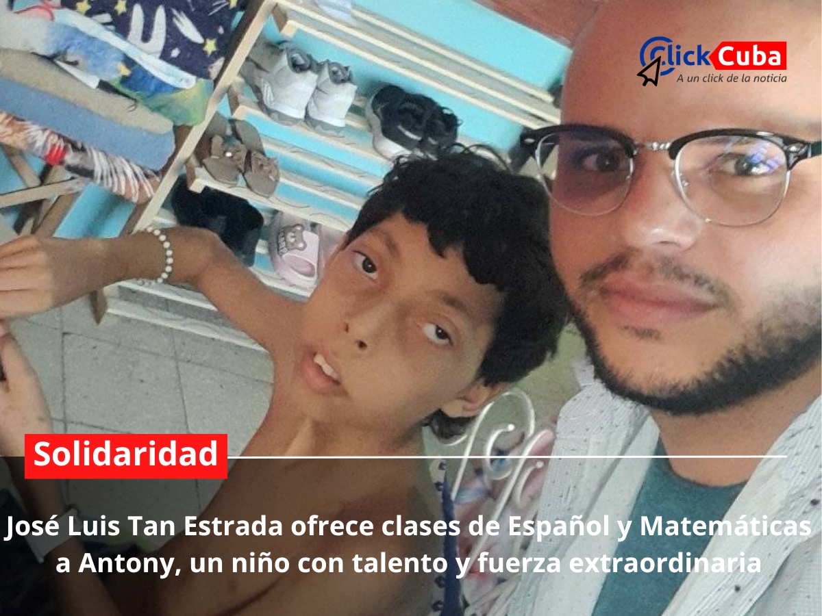 José Luis Tan Estrada ofrece clases de Español y Matemáticas a Antony, un niño con talento y fuerza extraordinaria