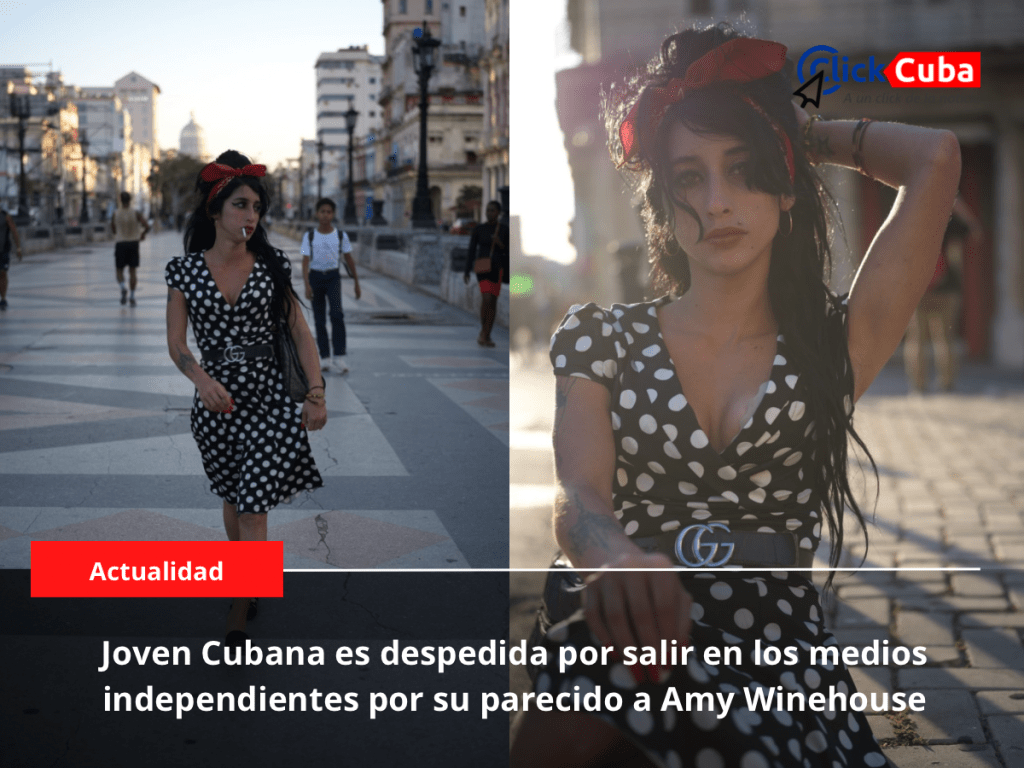 Joven Cubana es despedida por salir en los medios independientes por su parecido a Amy&nbsp;Winehouse
