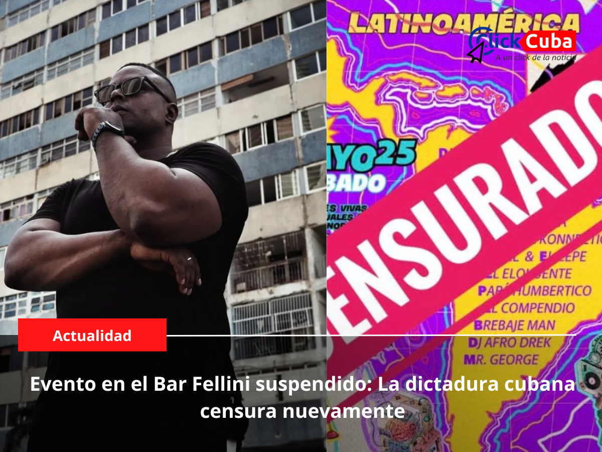 Evento en el Bar Fellini suspendido: La dictadura cubana censura nuevamente