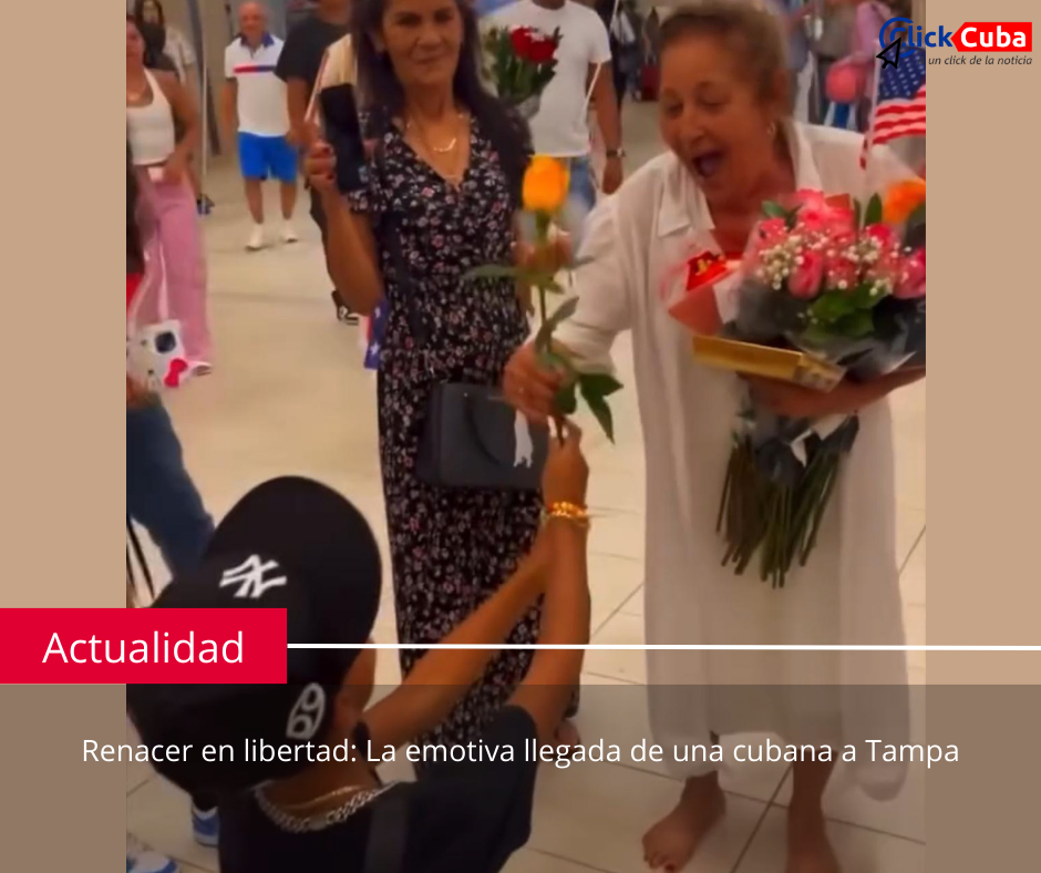 Renacer en libertad: La emotiva llegada de una cubana a Tampa