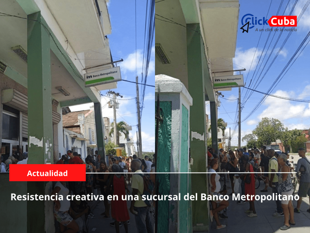 Resistencia creativa en una sucursal del Banco&nbsp;Metropolitano