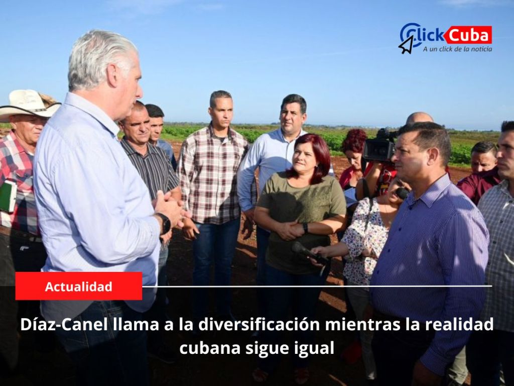 Díaz-Canel llama a la diversificación mientras la realidad cubana sigue&nbsp;igual