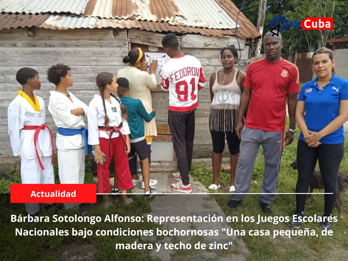 Bárbara Sotolongo Alfonso: Representación en los Juegos Escolares Nacionales bajo condiciones bochornosas «Una casa pequeña, de madera y techo de zinc»