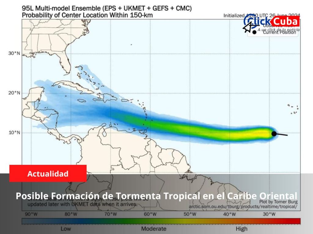 Posible Formación de Tormenta Tropical en el Caribe&nbsp;Oriental