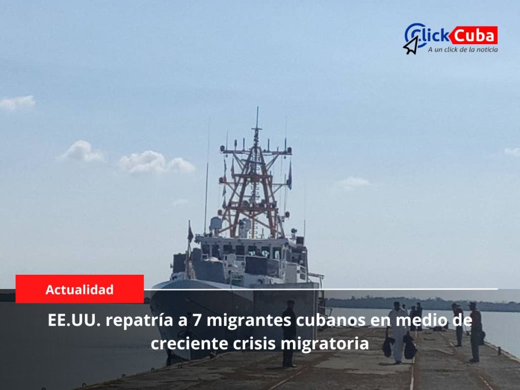 EE.UU. repatría a 7 migrantes cubanos en medio de creciente crisis&nbsp;migratoria