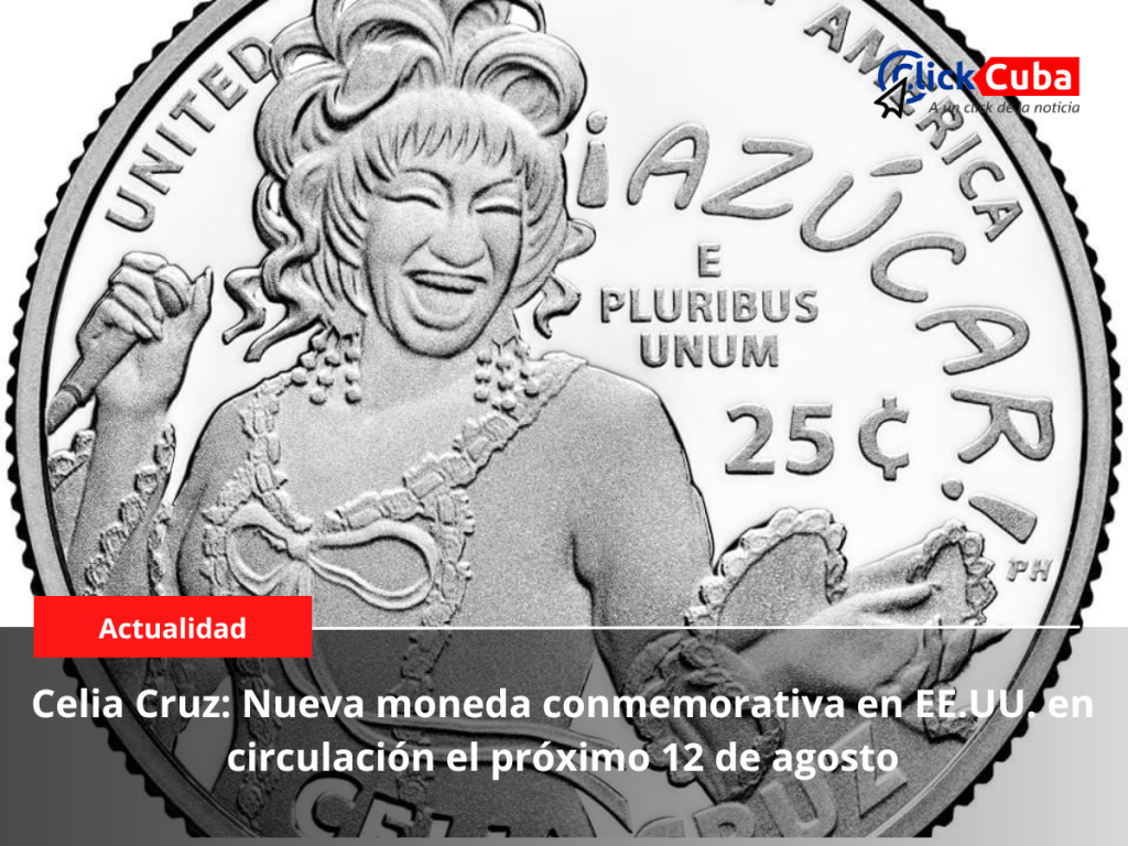 Celia Cruz: Nueva moneda conmemorativa en EE.UU. en circulación el próximo 12 de&nbsp;agosto