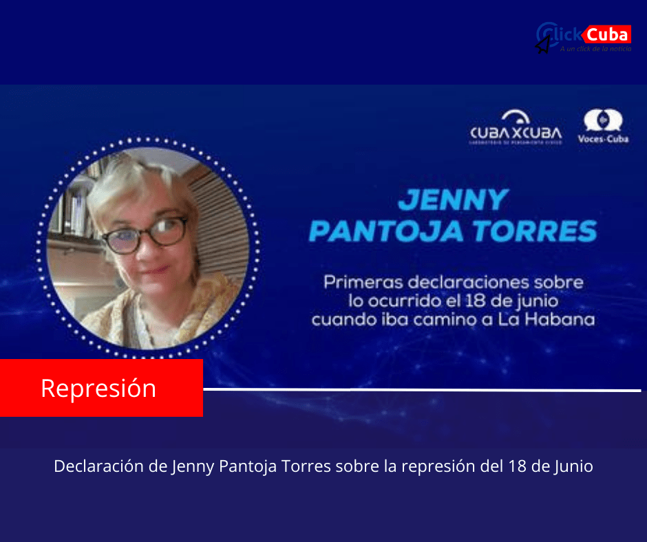 Declaración de Jenny Pantoja Torres sobre la represión del 18 de&nbsp;Junio