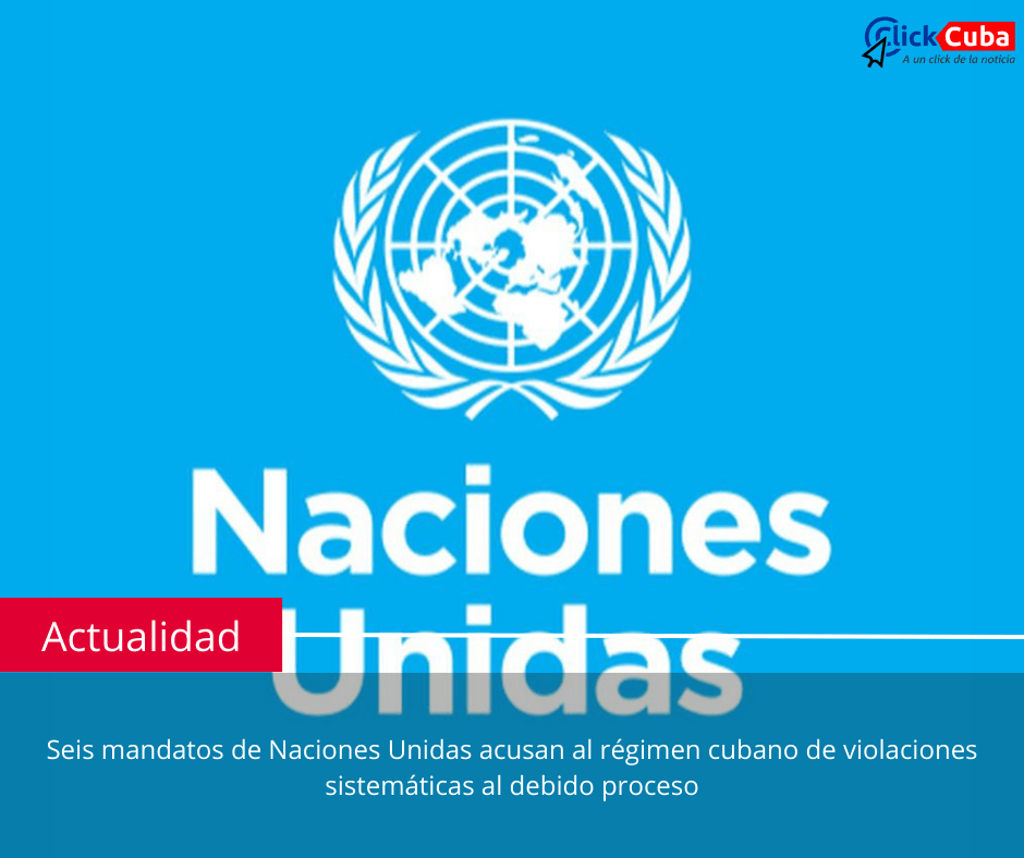 Seis mandatos de Naciones Unidas acusan al régimen cubano de violaciones sistemáticas al debido&nbsp;proceso