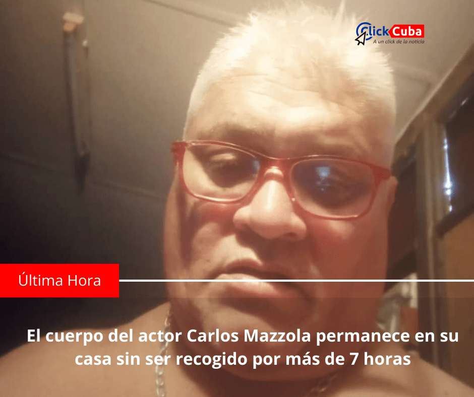 El cuerpo del actor Carlos Mazzola permanece en su casa sin ser recogido por más de 7&nbsp;horas
