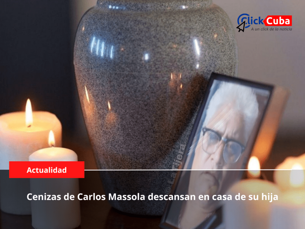 Cenizas de Carlos Massola descansan en casa de su&nbsp;hija