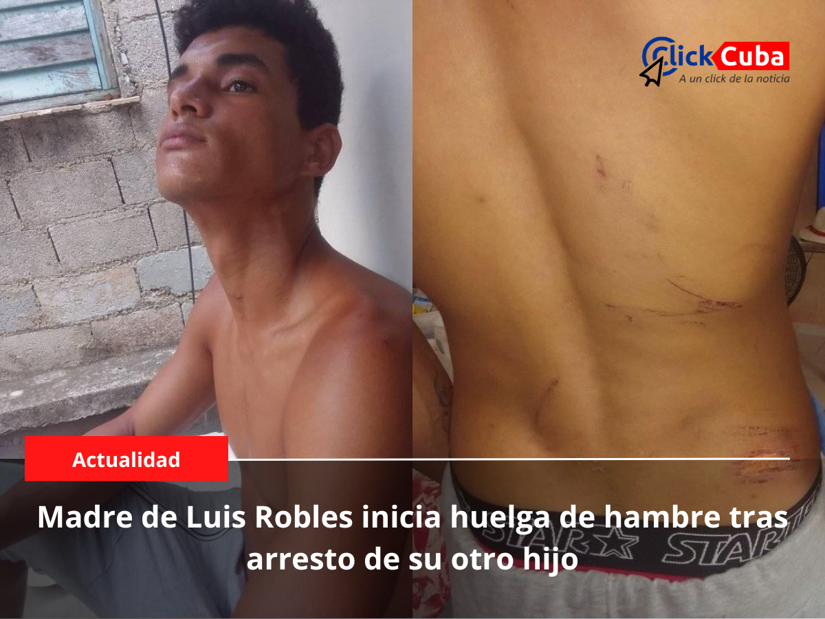 Madre de Luis Robles inicia huelga de hambre tras arresto de su otro hijo