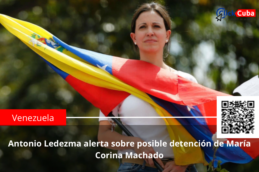 Antonio Ledezma alerta sobre posible detención de María Corina&nbsp;Machado