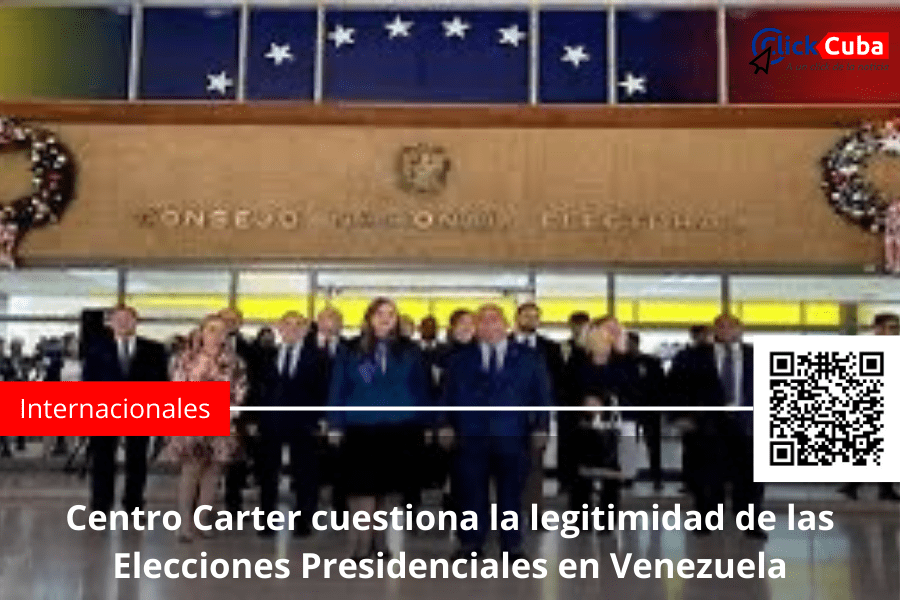 El Centro Carter cuestiona la legitimidad de las Elecciones Presidenciales en&nbsp;Venezuela