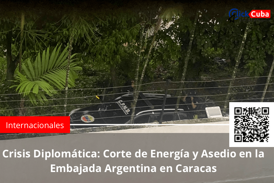 Crisis Diplomática: Corte de Energía y Asedio en la Embajada Argentina en&nbsp;Caracas