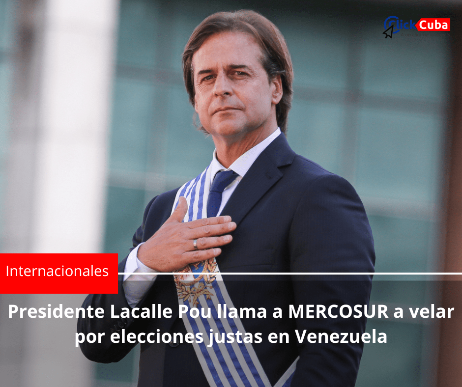 Presidente Lacalle Pou llama a MERCOSUR a velar por elecciones justas en&nbsp;Venezuela