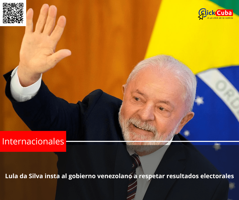 Lula da Silva insta al gobierno venezolano a respetar resultados&nbsp;electorales