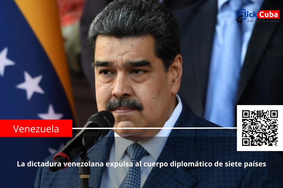 La dictadura venezolana expulsa al cuerpo diplomático de siete países