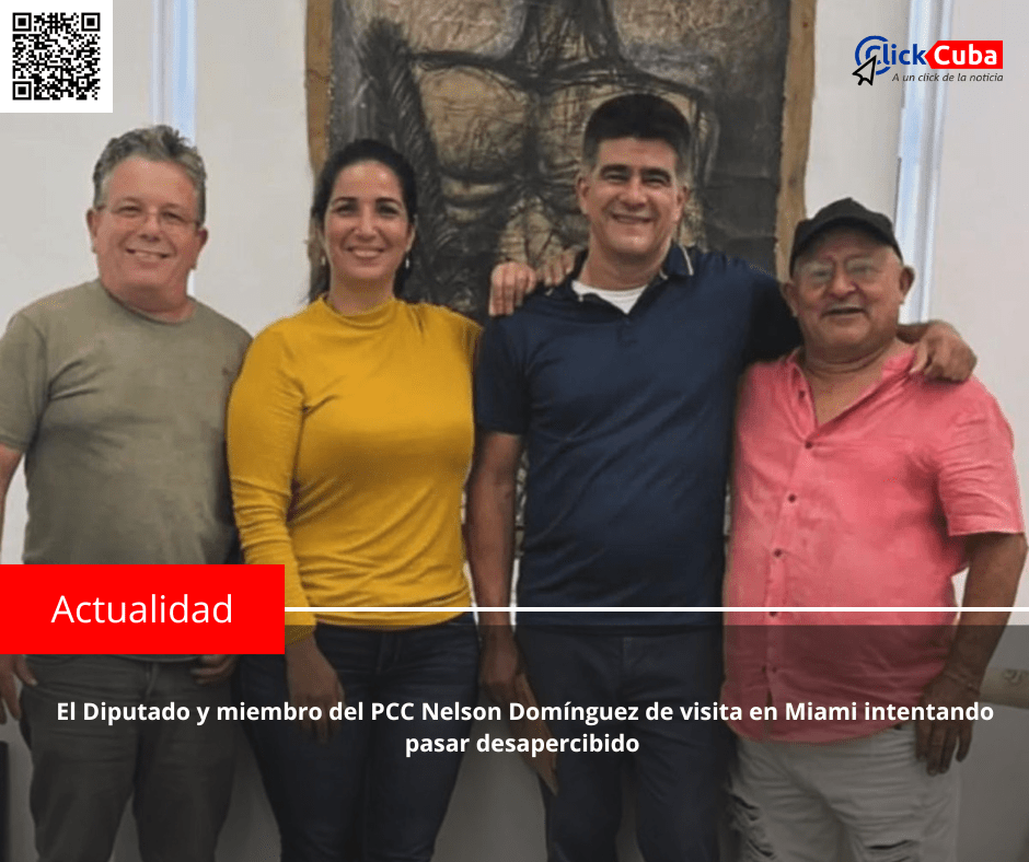 El Diputado y miembro del PCC Nelson Domínguez de visita en Tampa inaugurando exposición de sus&nbsp;cuadros