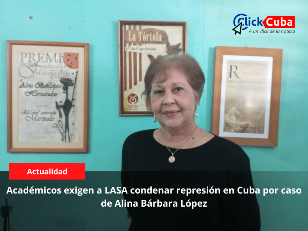 Académicos exigen a LASA condenar represión en Cuba por caso de Alina Bárbara&nbsp;López