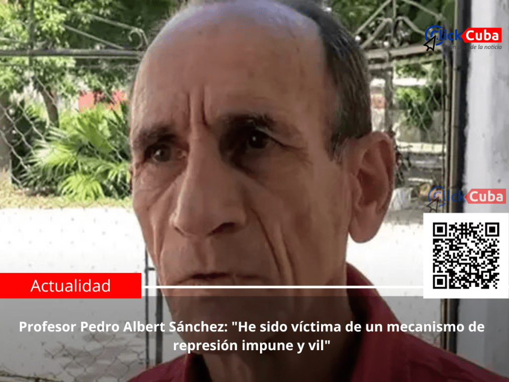 Profesor Pedro Albert Sánchez: «He sido víctima de un mecanismo de represión impune y&nbsp;vil»