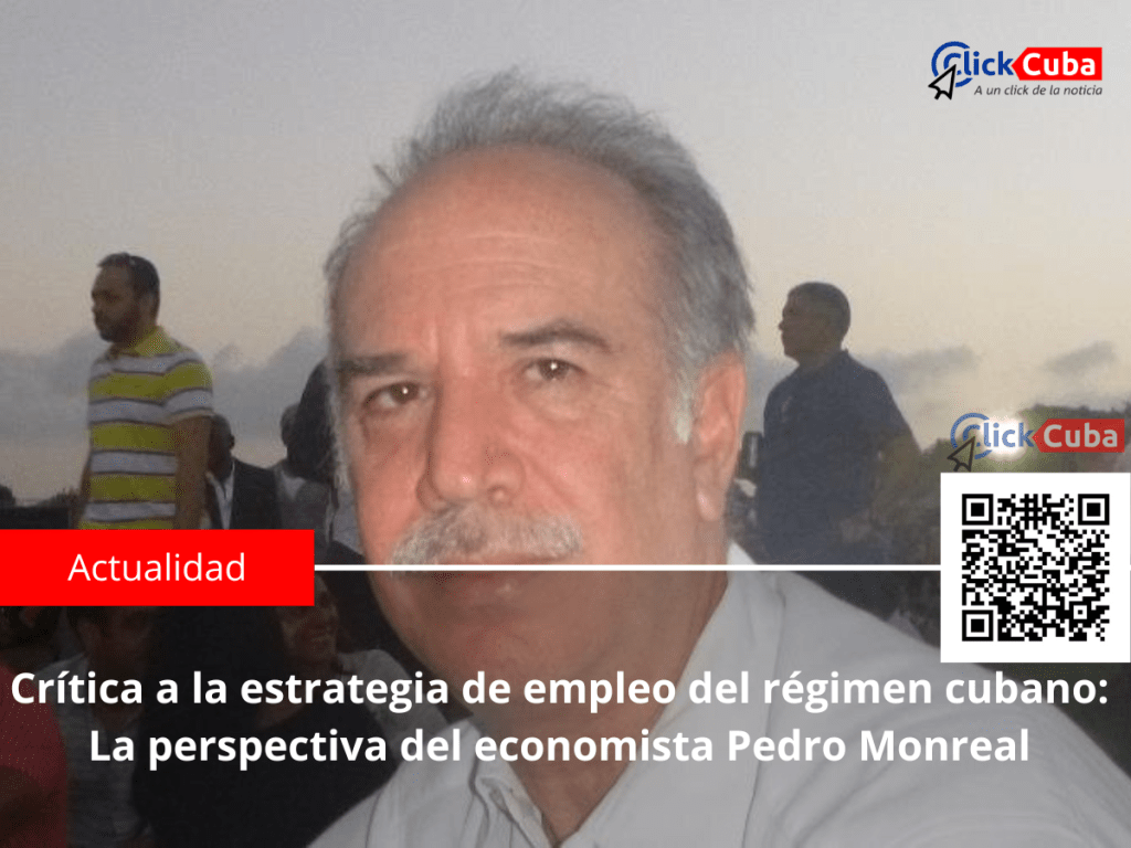 Crítica a la estrategia de empleo del régimen cubano: La perspectiva del economista Pedro&nbsp;Monreal