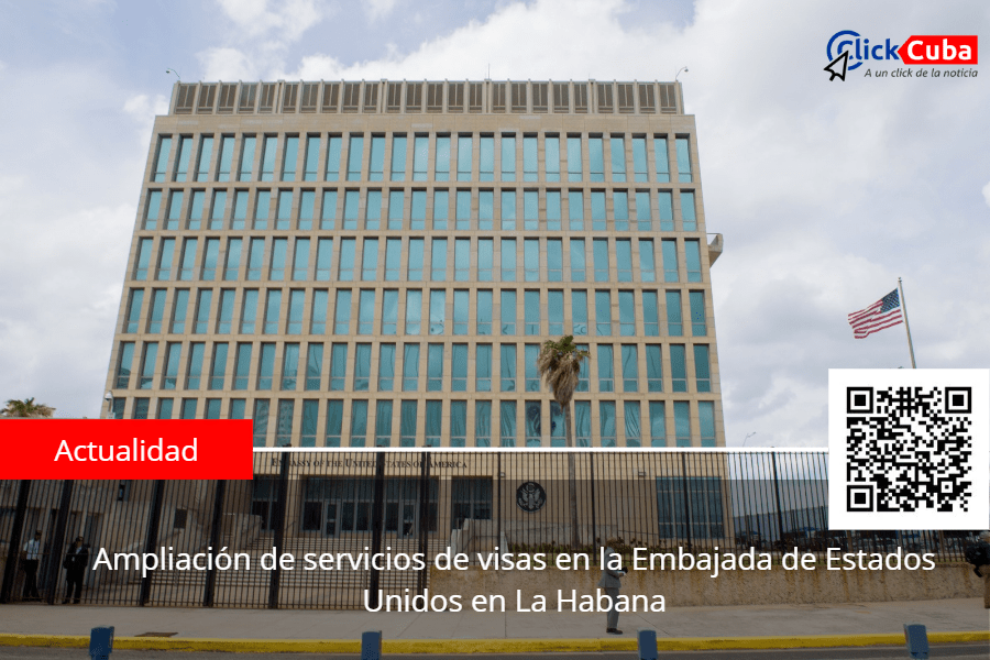 Ampliación de servicios de visas en la Embajada de Estados Unidos en La&nbsp;Habana