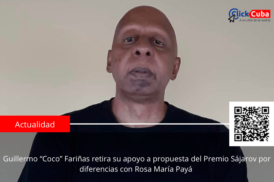 Guillermo ‘Coco’ Fariñas retira su apoyo a propuesta del Premio Sájarov por diferencias con Rosa María&nbsp;Payá