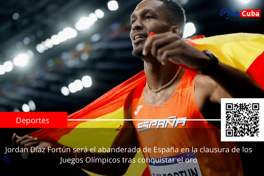 Jordan Díaz Fortún será el abanderado de España en la clausura de los Juegos Olímpicos tras conquistar el&nbsp;oro