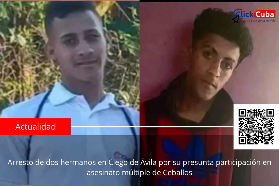Arresto de dos hermanos en Ciego de Ávila por su presunta participación en asesinato múltiple de Ceballos