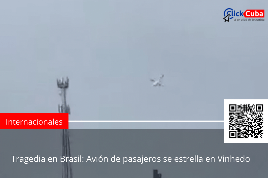 Tragedia en Brasil: Avión de pasajeros se estrella en&nbsp;Vinhedo
