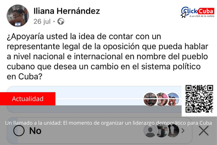 Un llamado a la unidad: El momento de organizar un liderazgo democrático para&nbsp;Cuba