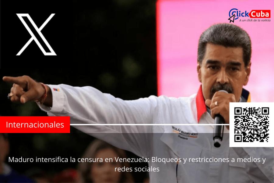 Maduro intensifica la censura en Venezuela: Bloqueos y restricciones a medios y redes&nbsp;sociales