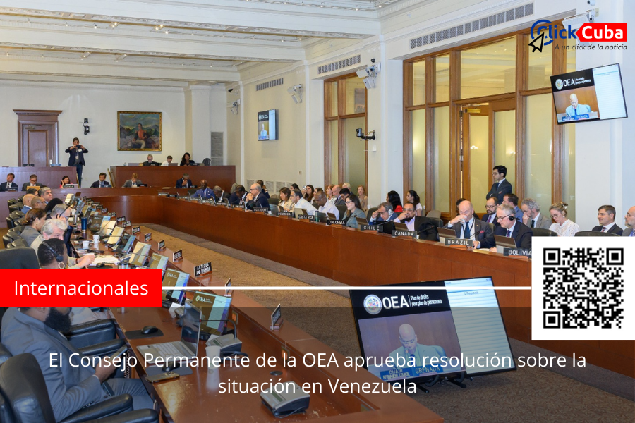 El Consejo Permanente de la OEA aprueba resolución sobre la situación en&nbsp;Venezuela