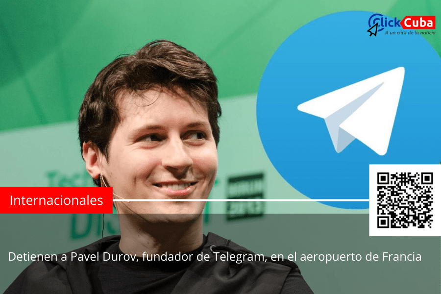 Detienen a Pavel Durov, fundador de Telegram, en el aeropuerto de&nbsp;Francia