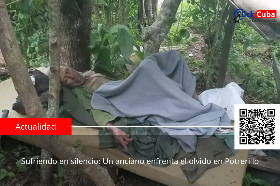 Sufriendo en silencio: Un anciano enfrenta el olvido en Potrerillo