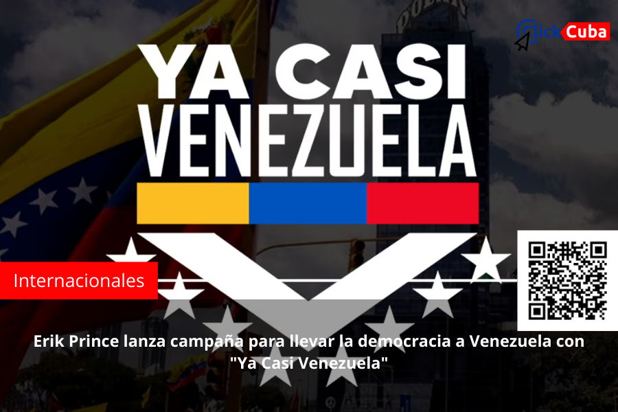 Erik Prince lanza campaña para llevar la democracia a Venezuela con «Ya Casi Venezuela»