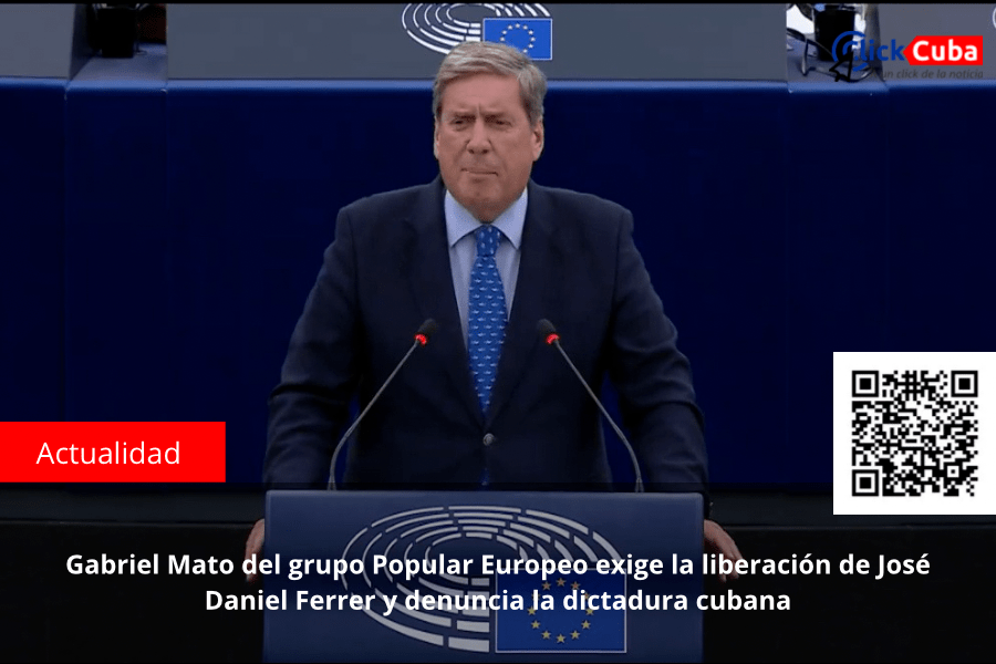 Gabriel Mato del grupo Popular Europeo exige la liberación de José Daniel Ferrer y denuncia la dictadura&nbsp;cubana