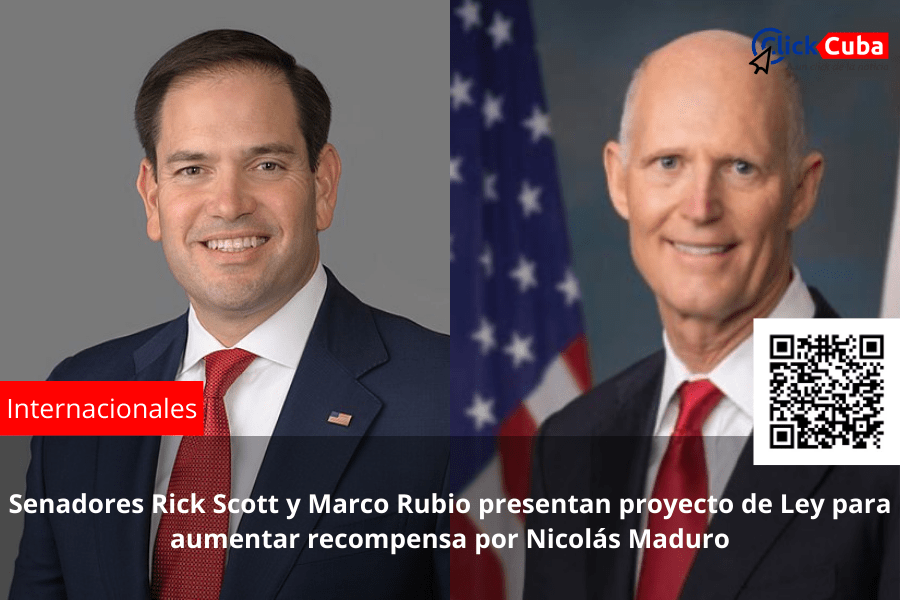 Senadores Rick Scott y Marco Rubio presentan proyecto de Ley para aumentar recompensa por Nicolás&nbsp;Maduro