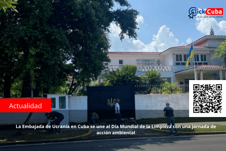 La Embajada de Ucrania en Cuba se une al Día Mundial de la Limpieza con una jornada de acción&nbsp;ambiental