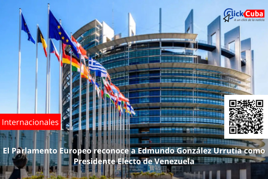 El Parlamento Europeo reconoce a Edmundo González Urrutia como Presidente Electo de Venezuela