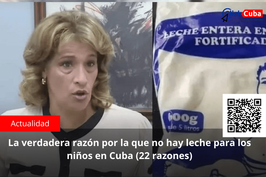 La verdadera razón por la que no hay leche para los niños en Cuba (22&nbsp;razones)