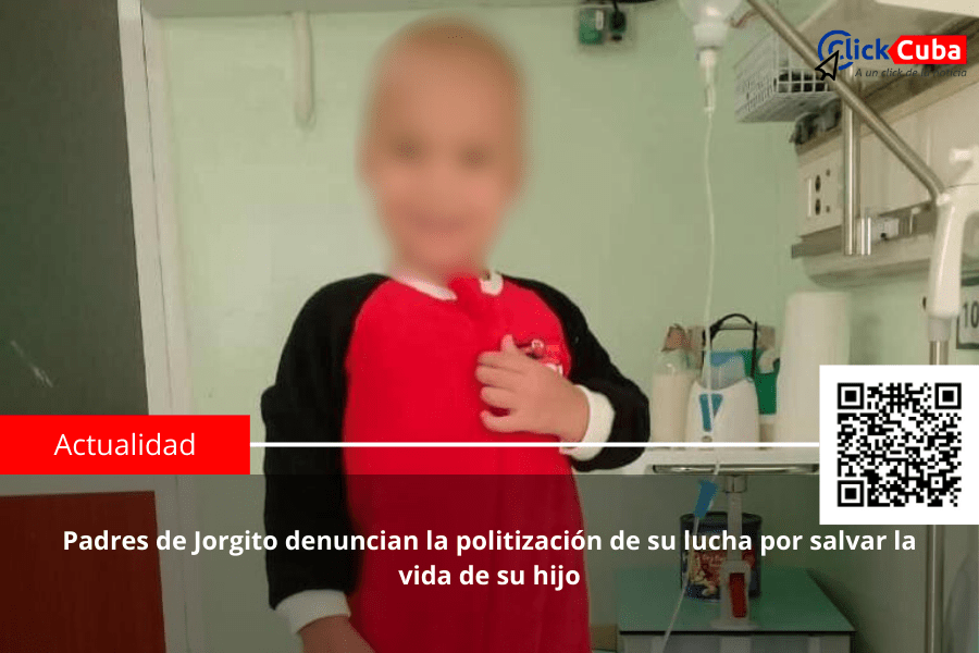 Padres de Jorgito denuncian la politización de su lucha por salvar la vida de su&nbsp;hijo