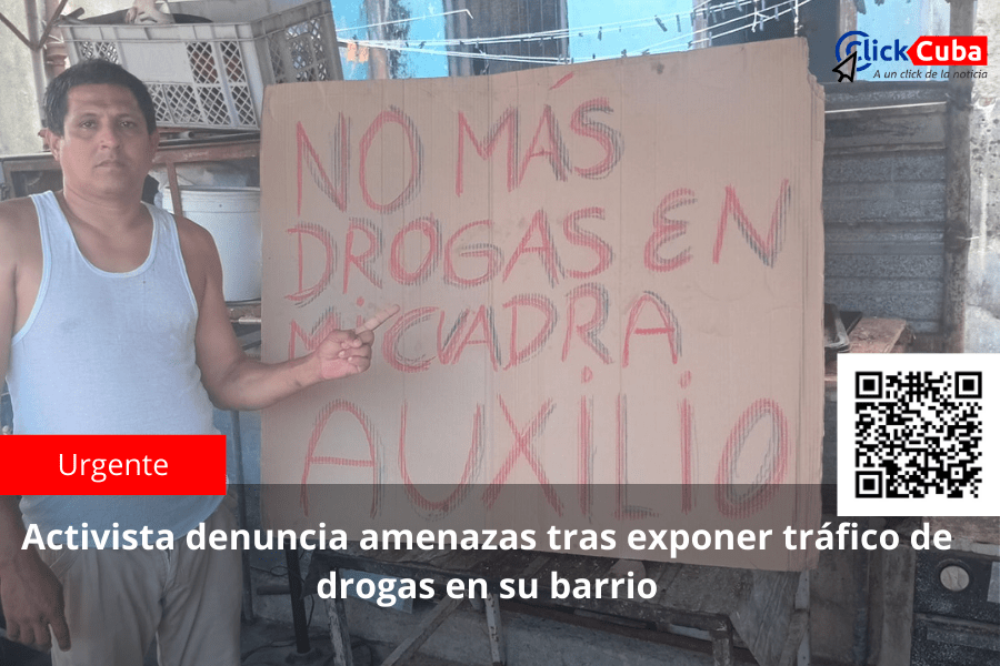 Activista denuncia amenazas tras exponer tráfico de drogas en su&nbsp;barrio