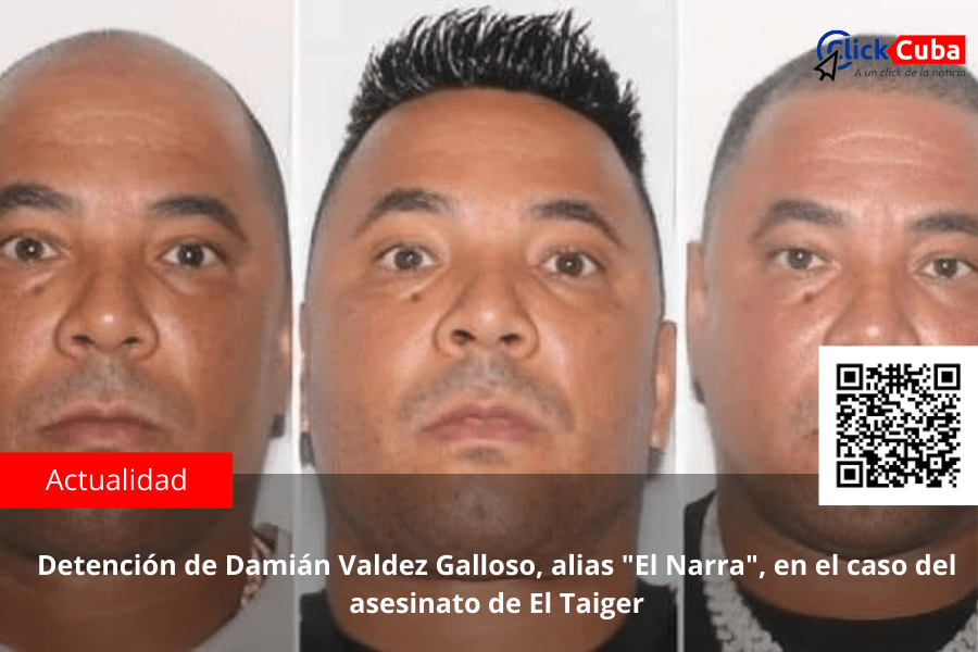 Detención de Damián Valdez Galloso, alias ​​»El Narra», en el caso del asesinato de El&nbsp;Taiger