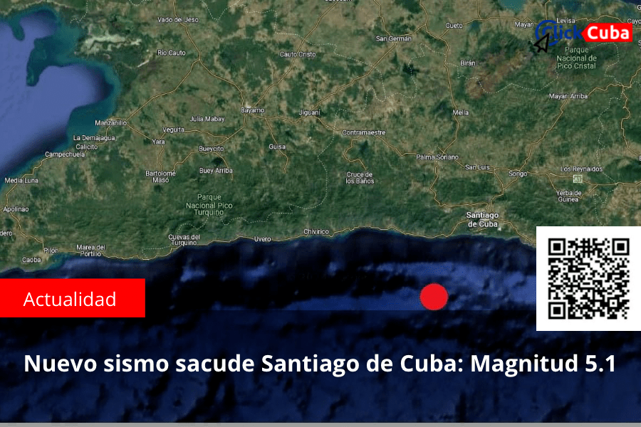 Nuevo sismo sacude Santiago de Cuba: Magnitud&nbsp;5.1