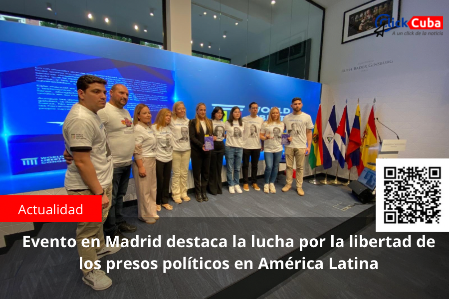 Evento en Madrid destaca la lucha por la libertad de los presos políticos en América&nbsp;Latina
