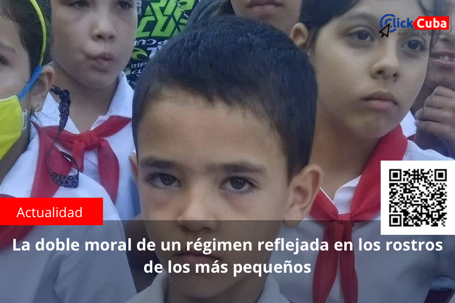 La doble moral de un régimen reflejada en los rostros de los más pequeños
