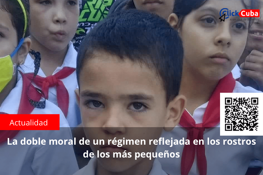 La doble moral de un régimen reflejada en los rostros de los más&nbsp;pequeños