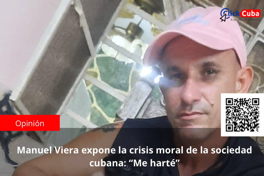 Manuel Viera expone la crisis moral de la sociedad cubana: “Me harté”