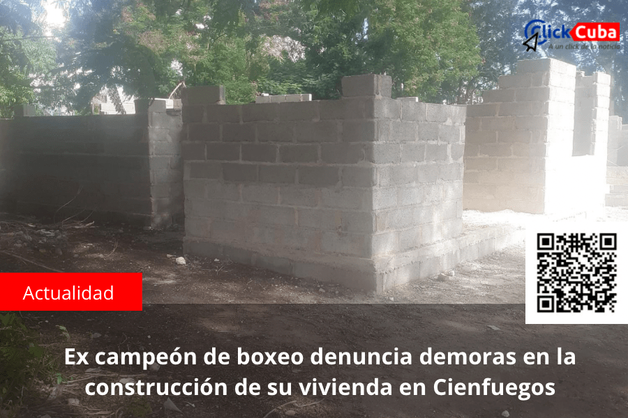 Excampeón de boxeo denuncia demoras en la construcción de su vivienda en&nbsp;Cienfuegos